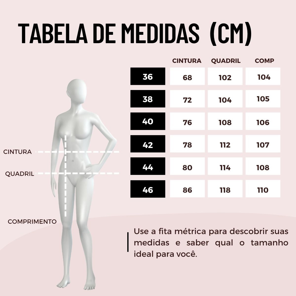 Calça Alfaiataria Jeans Cintura Alta Tencel Omni Vinci – 10679