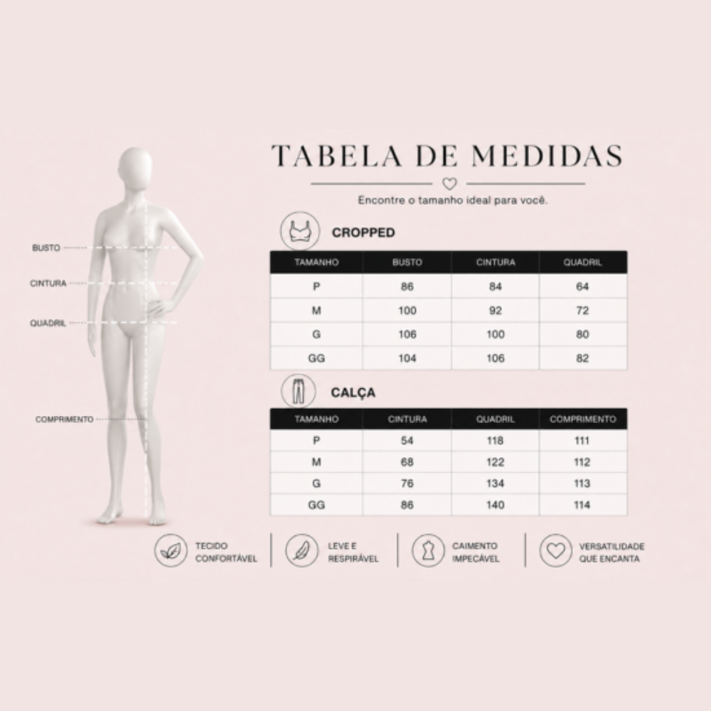 Tabela de medidas