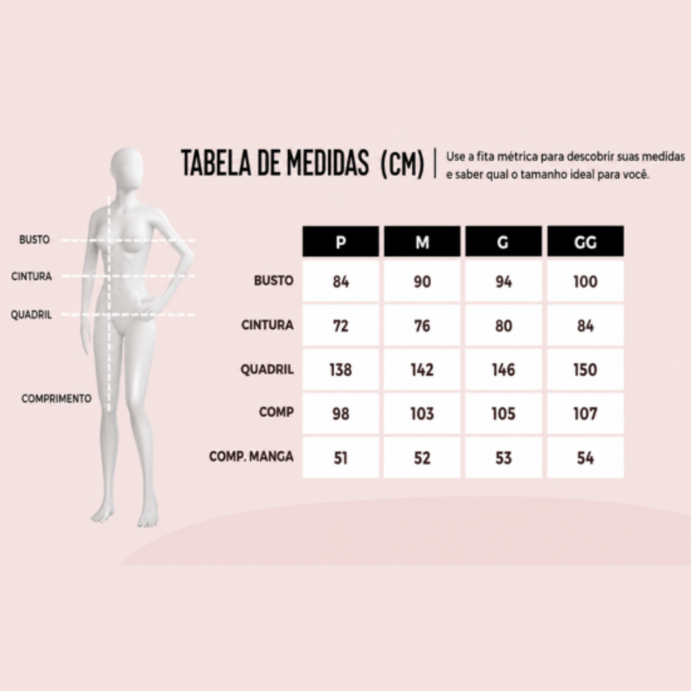 Tabela de medidas