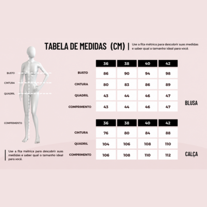 Tabela de medidas