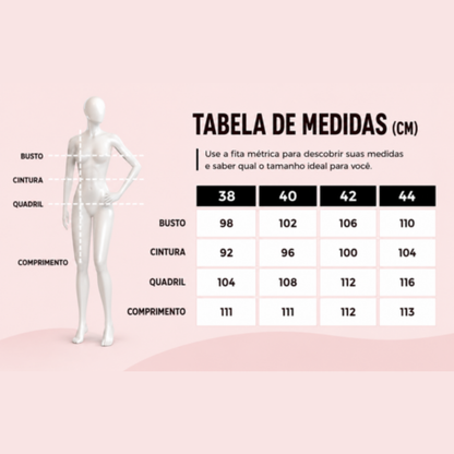 Tabela de medidas